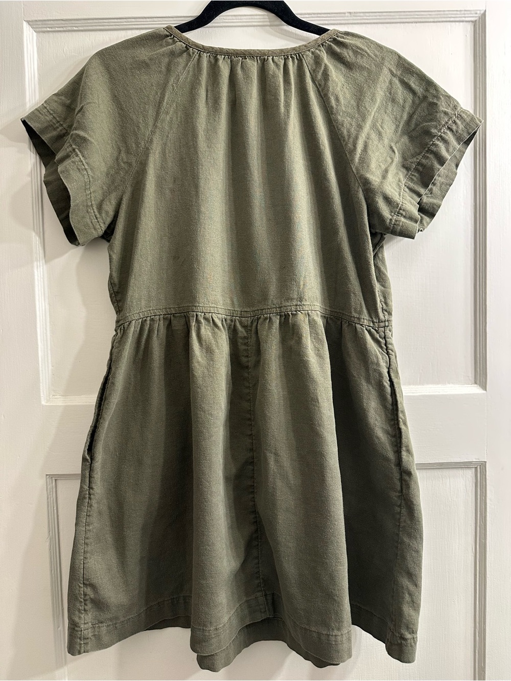 Universal Threads Olive Green Casual Popover Dress Size S - Picture 4 of 6